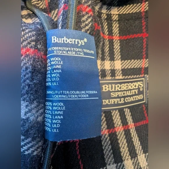 Burberrys Vintage Wool Coat Size: 10 - Picture 12 of 15